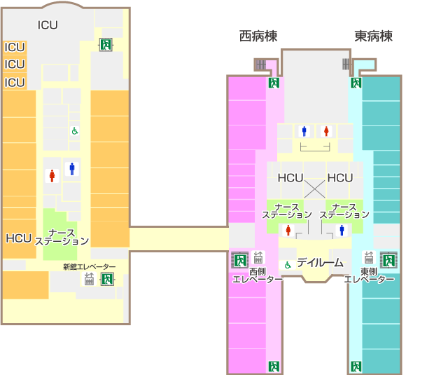 海老名総合病院 3階フロアマップ
